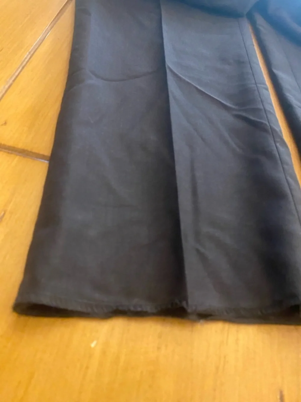 Canali Men's Black Wool Trouser Pants NEW size 36 not hemmed
